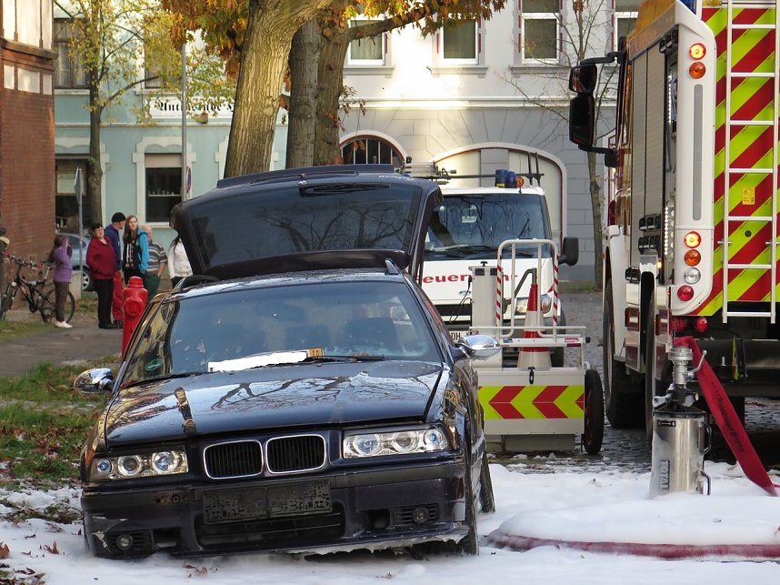 Auto brannte aus