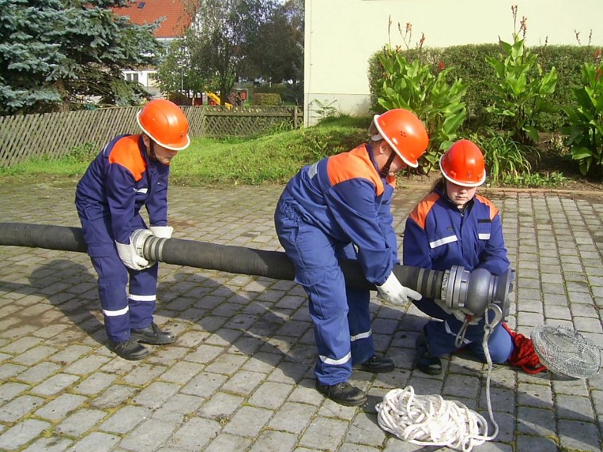 Die Jugendfeuer Auleben und Heringen stellte sich den Pr&uuml;fungen