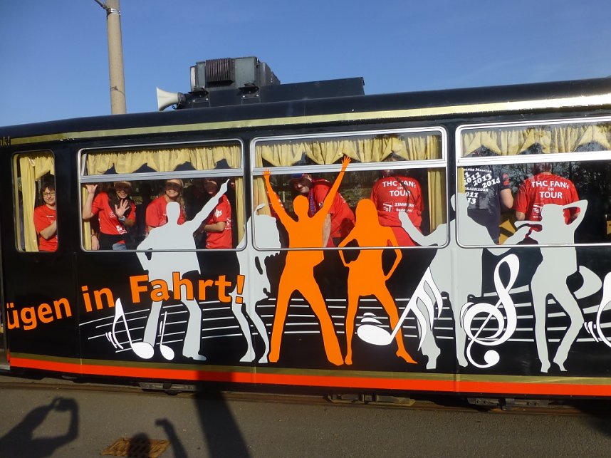 Die "Rote Wand" unterwegs