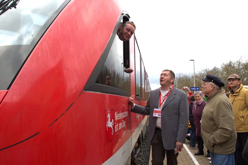 Taufe am Ellricher Bahnhof