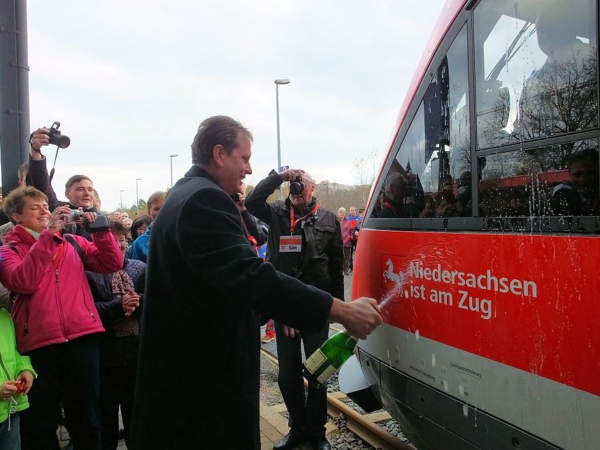 Taufe am Ellricher Bahnhof