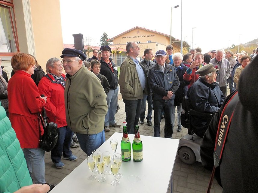 Taufe am Ellricher Bahnhof