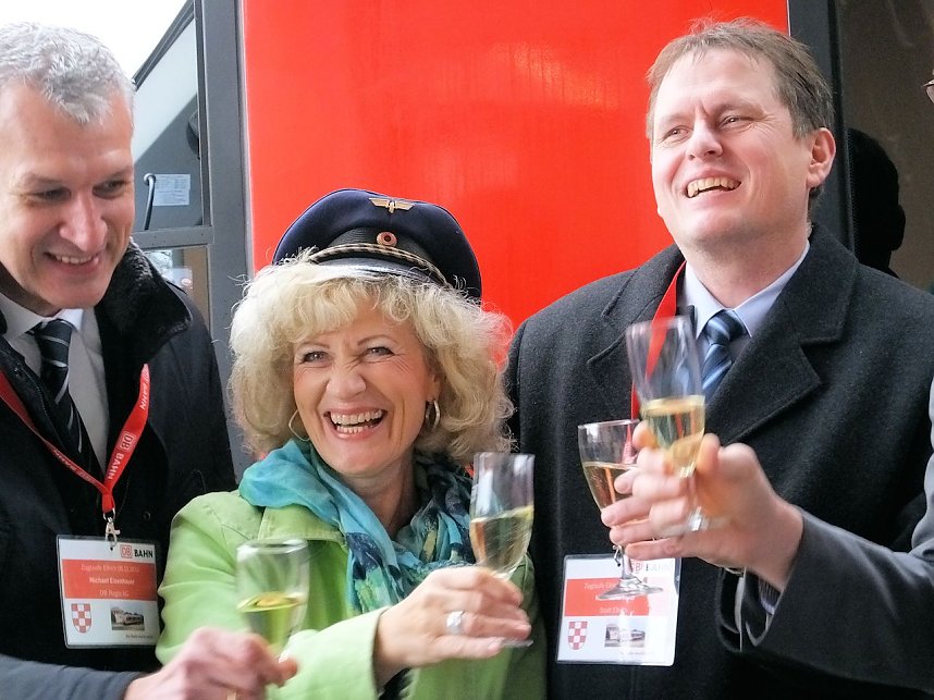 Taufe am Ellricher Bahnhof