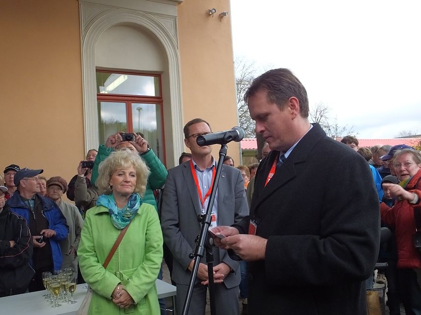 Taufe am Ellricher Bahnhof