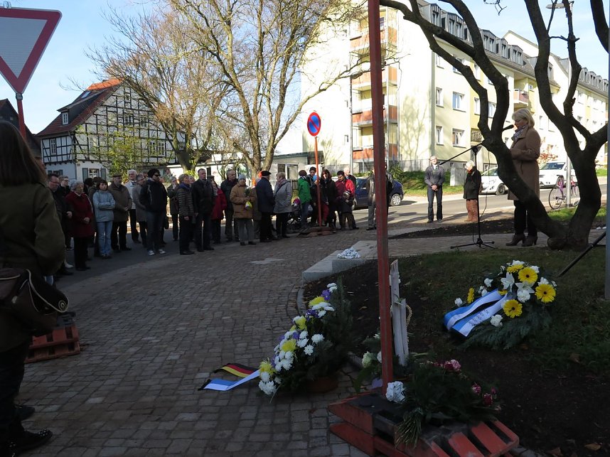 An die Pogromnacht vor 76 Jahren erinnert