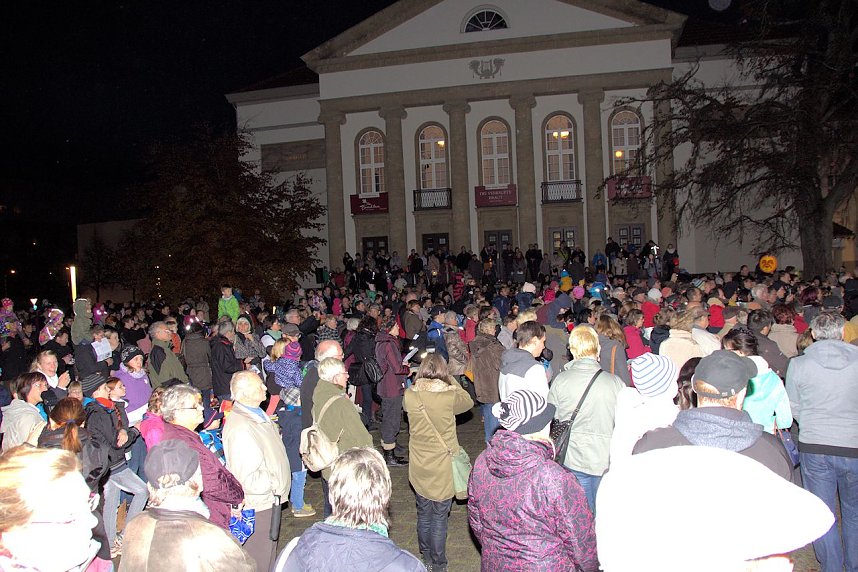 Das Martinsfest 2014 auf dem Theaterplatz