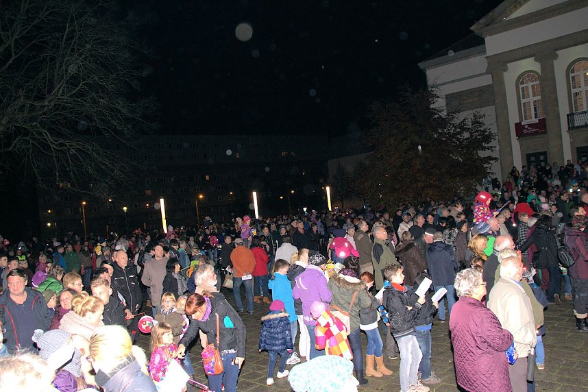 Das Martinsfest 2014 auf dem Theaterplatz