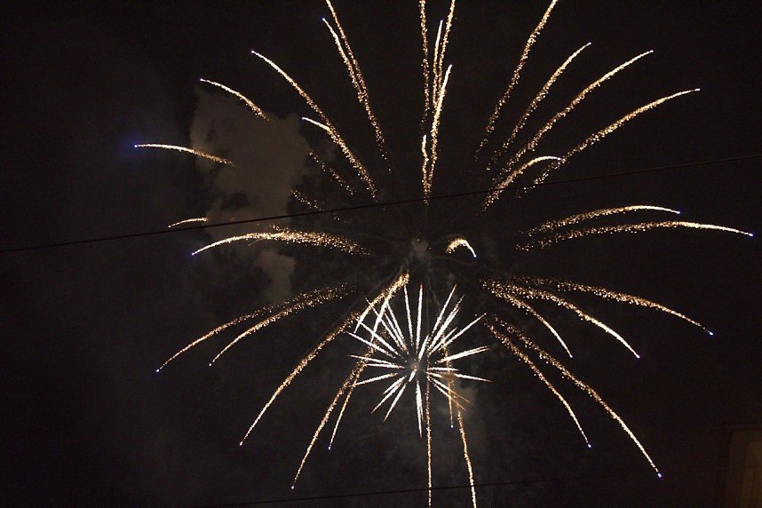 Feuerwerk am Martinstag