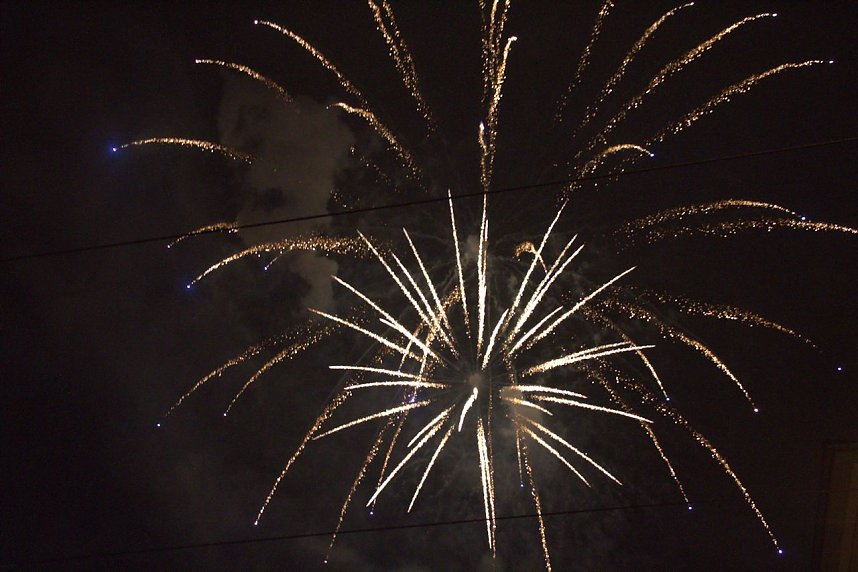 Feuerwerk am Martinstag