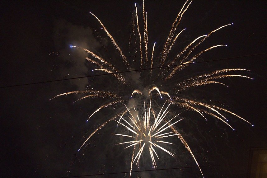 Feuerwerk am Martinstag