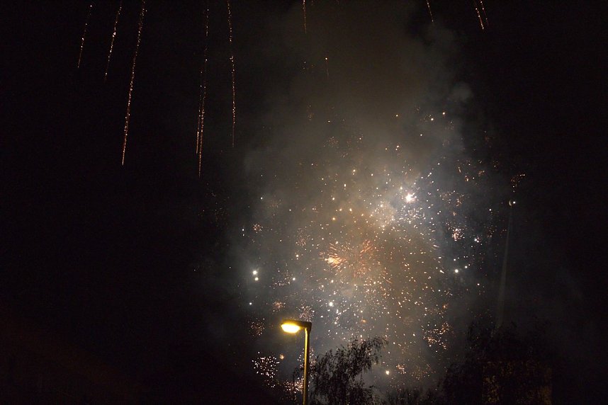 Feuerwerk am Martinstag