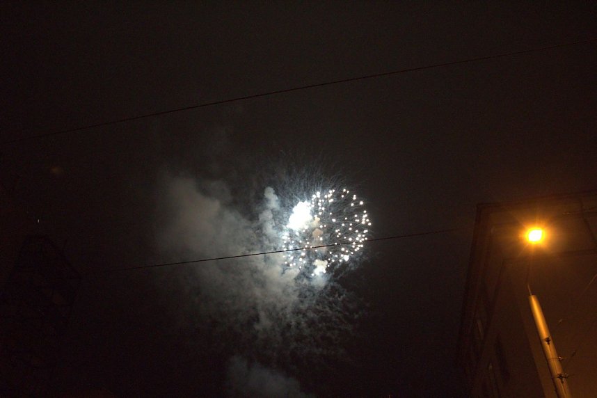 Feuerwerk am Martinstag