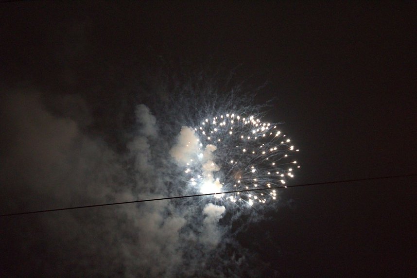 Feuerwerk am Martinstag