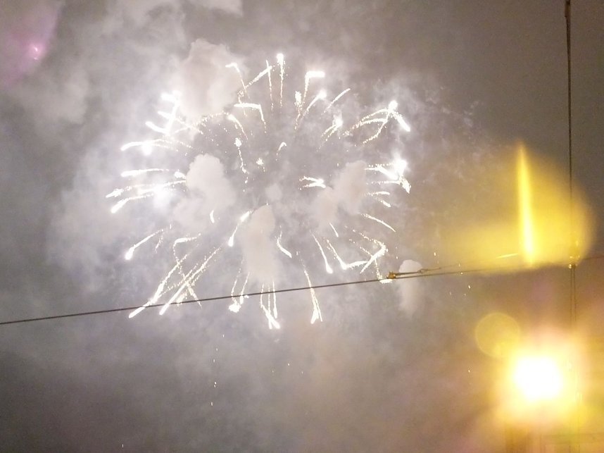 Feuerwerk am Martinstag