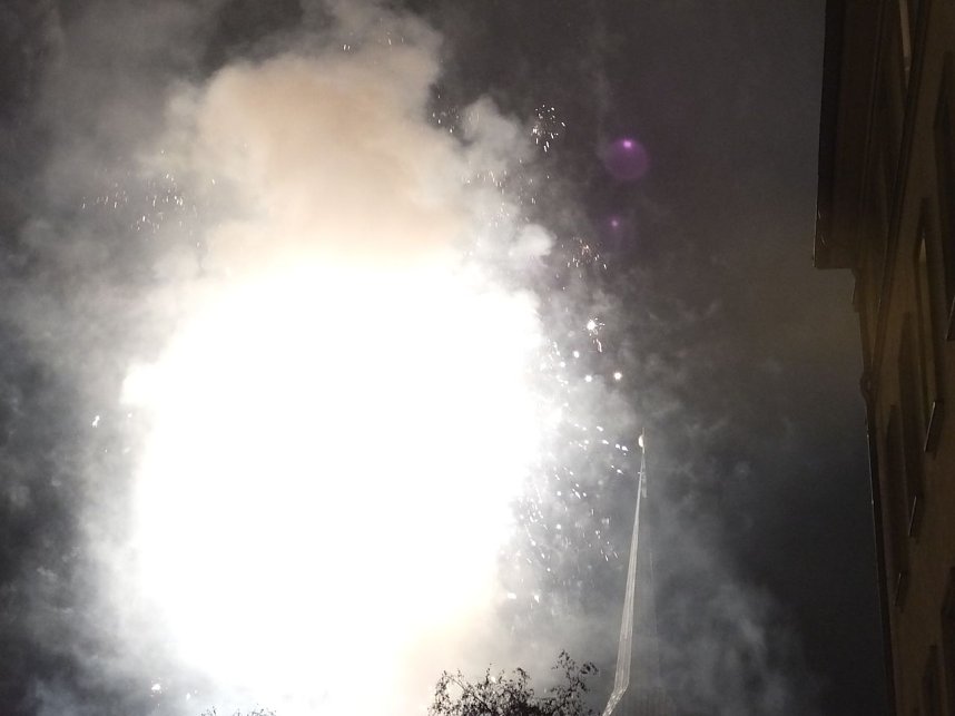 Feuerwerk am Martinstag