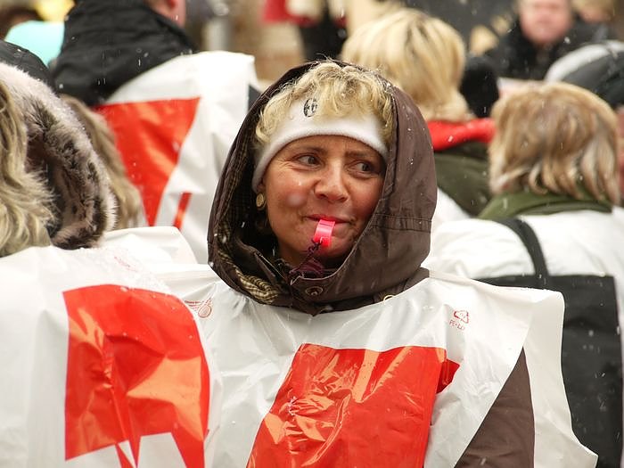 Warnstreik in Nordhausen