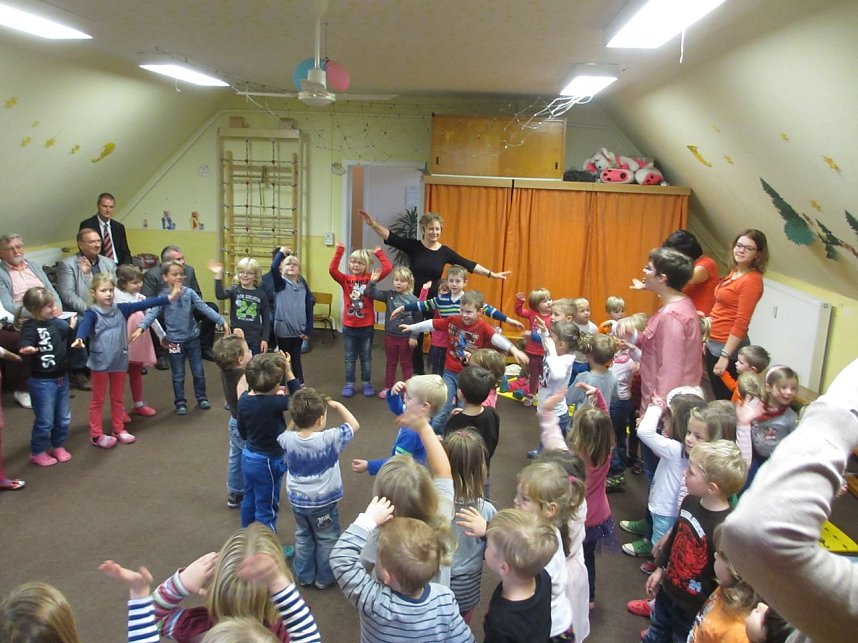 Freude bei den kleinen Wipperspatzen in Wipperdorf