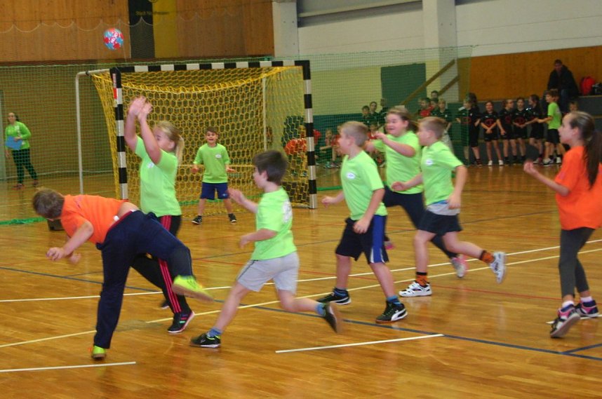 Sch&uuml;ler von der Stra&szlig;e � Kommt wir spielen Handball