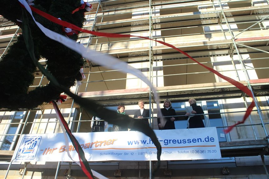 Richtfest in der Nordh&auml;user Semmelwei&szlig;stra&szlig;e