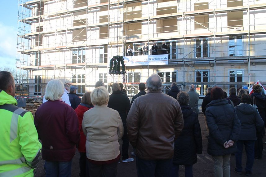 Richtfest in der Nordh&auml;user Semmelwei&szlig;stra&szlig;e