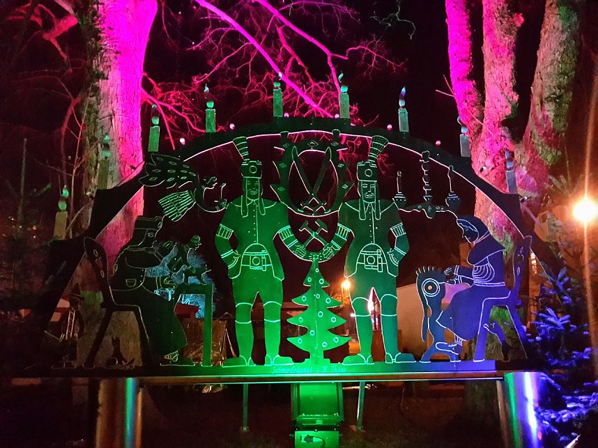 Probelauf auf Weihnachtsmarkt Nordhausen