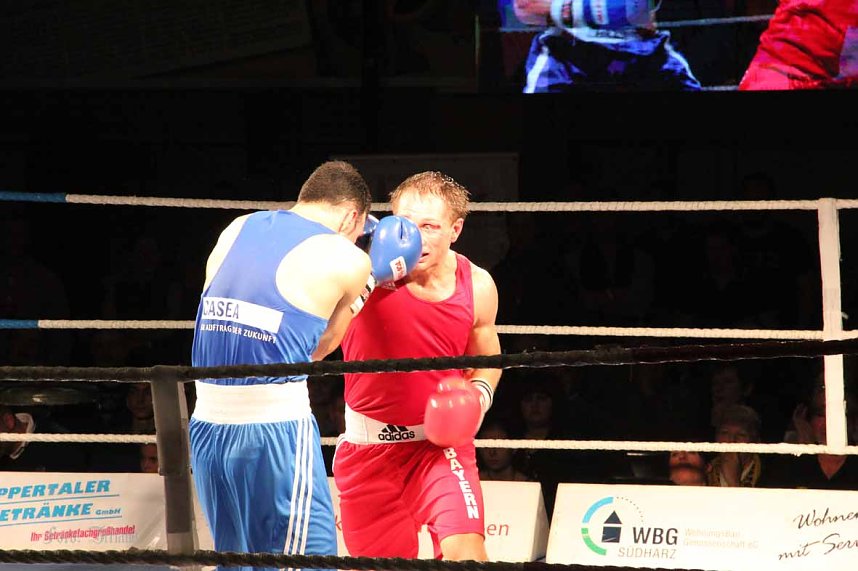 Boxnacht mit einem klaren Sie f&uuml;r den Nordh&auml;user Sportverein