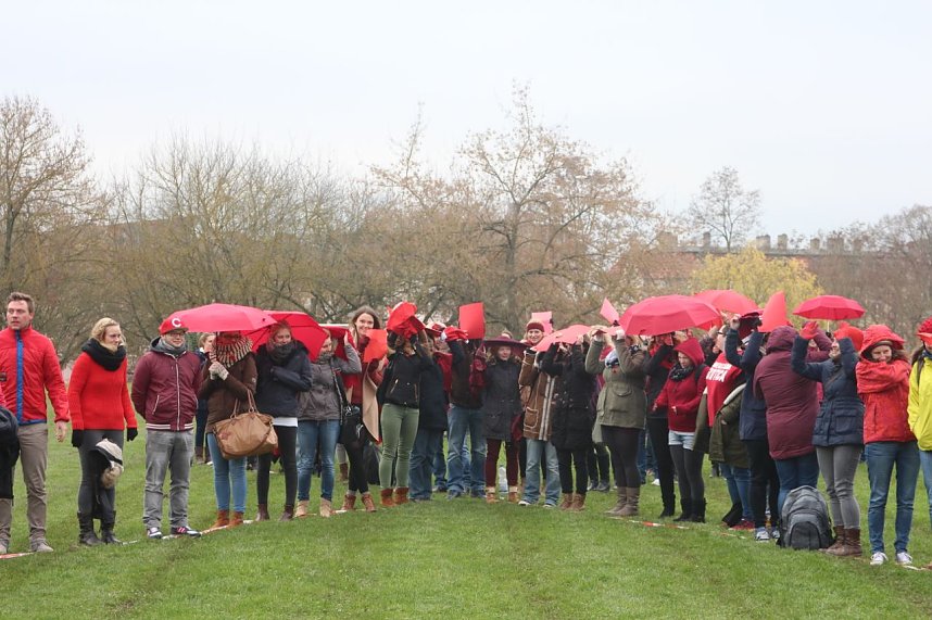 Studenten der Fachhochschule Nordhausen erinnern an Welt-AIDS-Tag