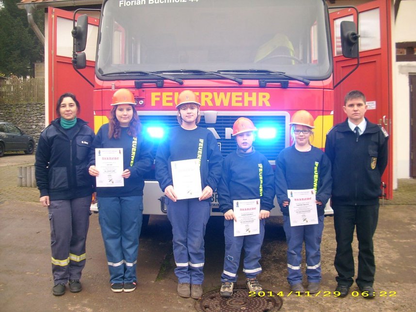 Aufregender Tag f&uuml;r Buchholzer Feuerwehr-Nachwuchs