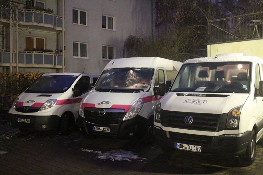 In den Morgenstunden machte sich der Diakonietransport in Richtung Rum&auml;nien auf den Weg