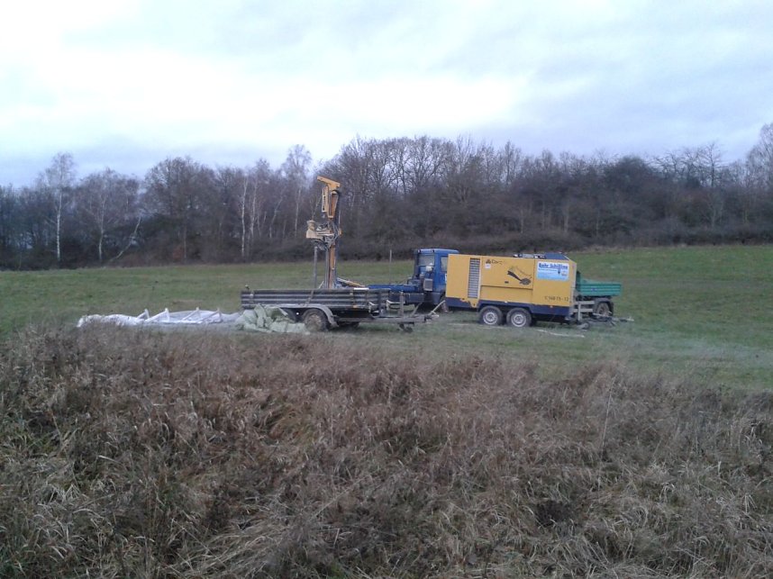 Probebohrungen in der R&uuml;digsdorfer Schweiz