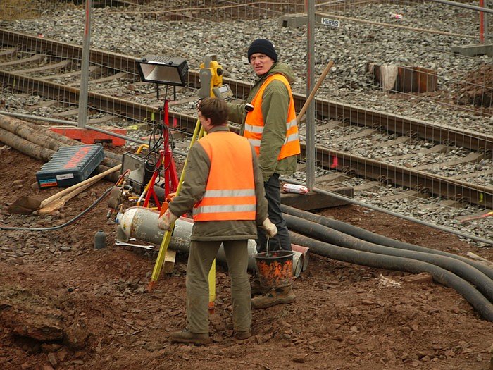 Szenen einer Baustelle