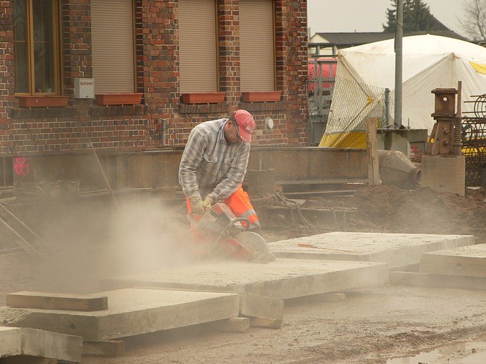 Szenen einer Baustelle