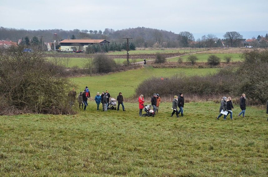 Protest gegen Probebohrungen