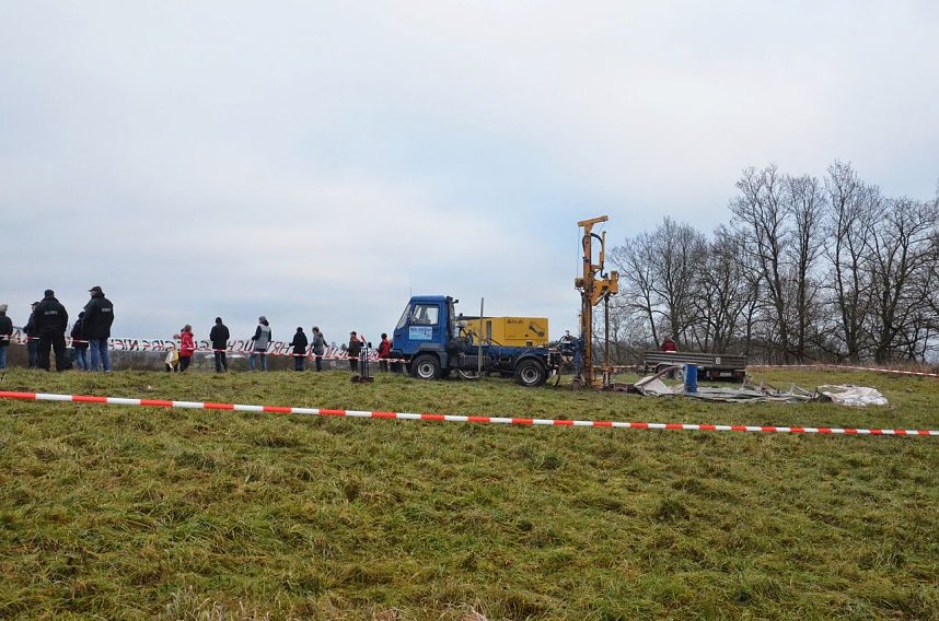 Protest gegen Probebohrungen