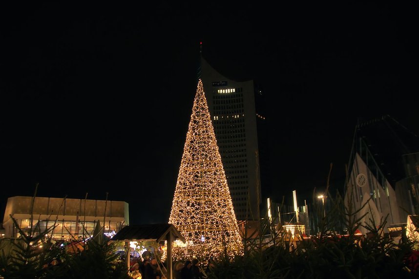 Weihnachtsmarkt in Leipzig