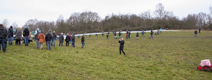 Protest gegen Probebohrungen