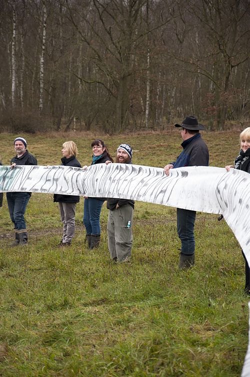 Protest gegen Probebohrungen