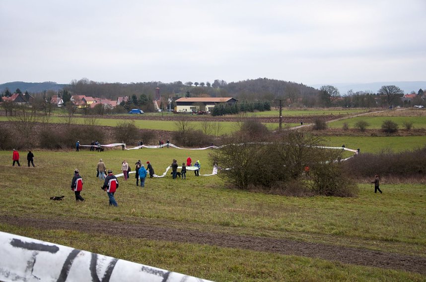 Protest gegen Probebohrungen
