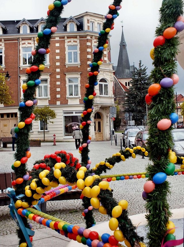 Osterbrunnen in Bleicherode 
