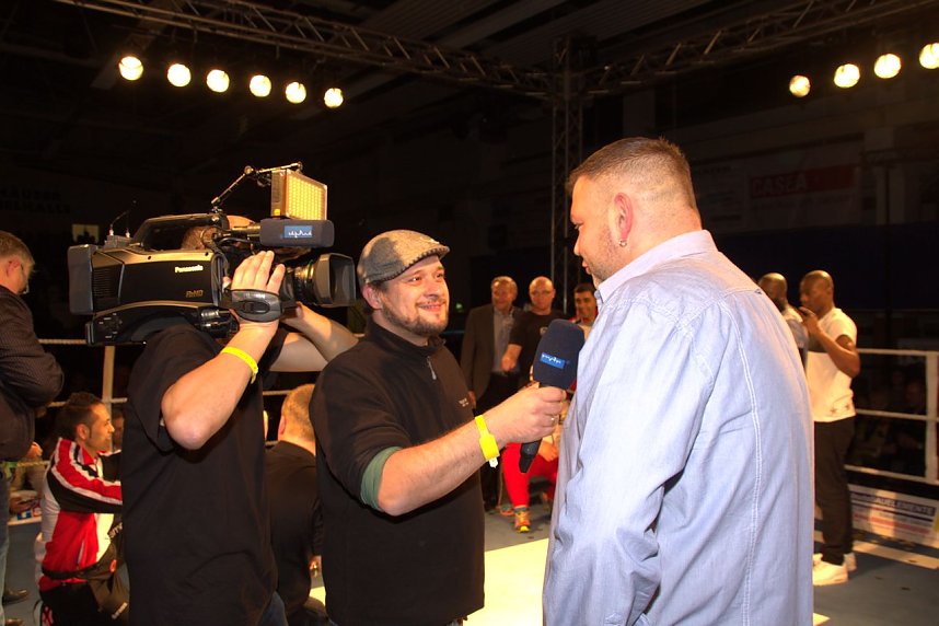 Boxnacht in der Ballspielhalle in Nordhausen