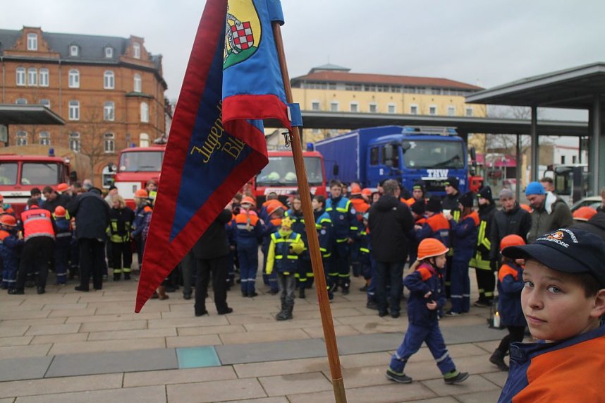 Das Friedenslicht aus Bethlehem ging heute auch in Nordhausen von Hand zu Hand