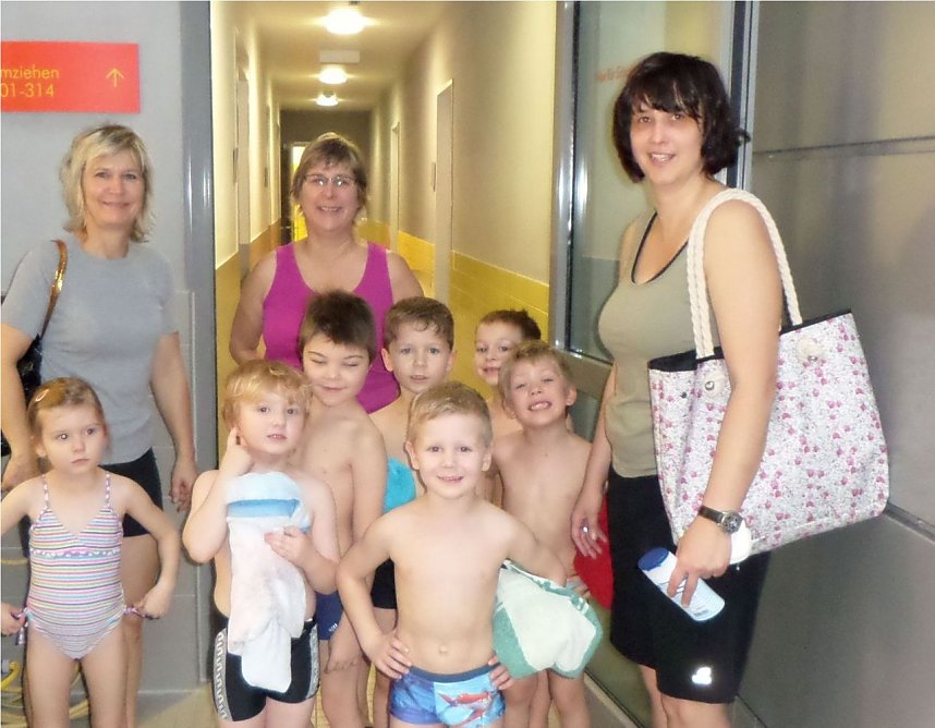 500. Kinderschwimmkurs im Badehaus Nordhausen