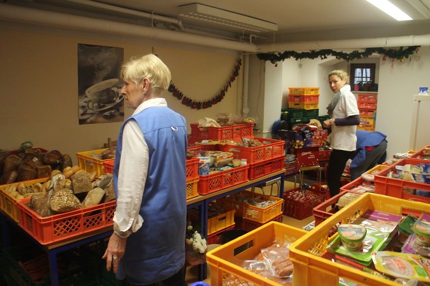 Einen Tag vor Weihnachten konnte sich die Nordh&auml;user Tafel &uuml;ber einige helfende H&auml;nde mehr freuen