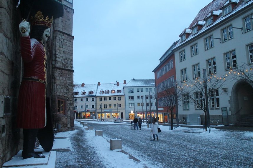 Der Winter ist zur&uuml;ck in Nordhausen