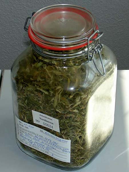 Beschlagnahmte Drogen und mehr