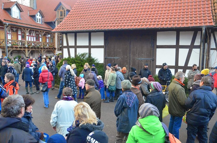 Protest gegen Probebohrungen