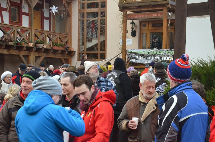 Protest gegen Probebohrungen