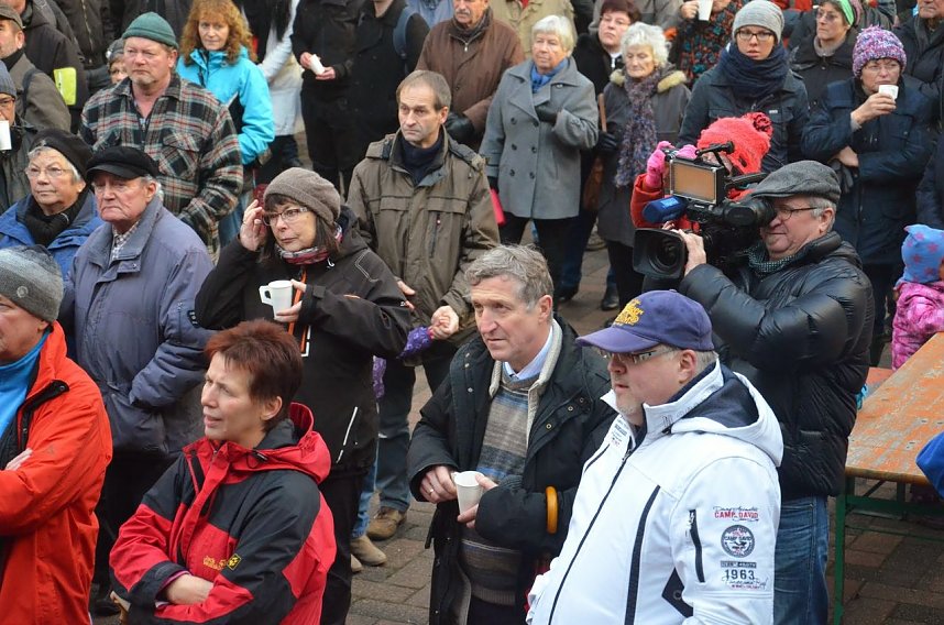 Protest gegen Probebohrungen