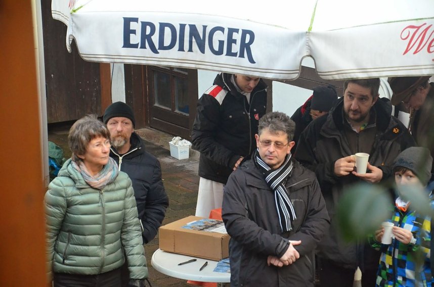 Protest gegen Probebohrungen