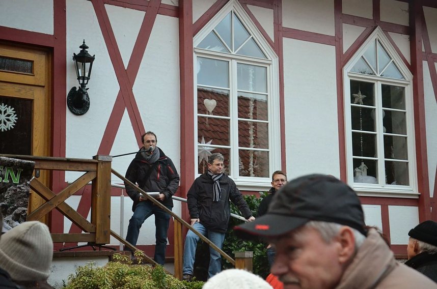 Protest gegen Probebohrungen